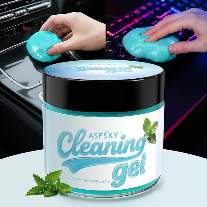ASFSKY Car Cleaning Gel (Blue,Mint) Cleaning Putty Universal Dust Cleaning Car Interior Cleaner K... | Amazon (US)
