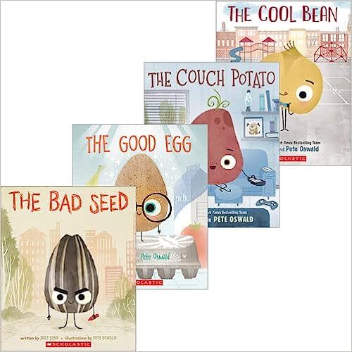 The Bad Seed, The Good Egg, The Couch Potato, and The Cool Bean (4 Book Set) by Jory John (Paperb... | Amazon (US)