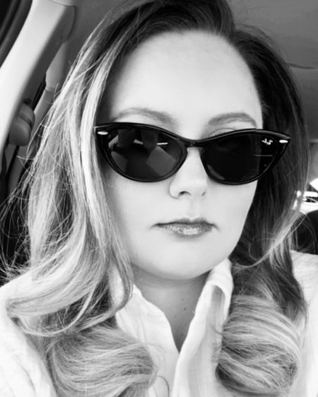 Ray-Ban Nina black cateye sunglasses, LOFT Lou & Grey white button up shirt 🤍😎 

#LTKSeasonal #LTKStyleTip #LTKFindsUnder100