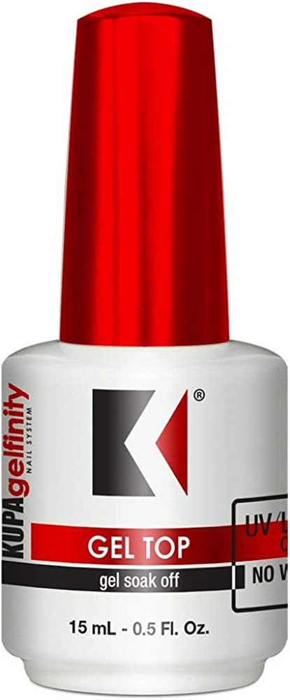 GelFinity - Soak Off Gel - Topcoat Gloss (No-Wipe) - 0.5oz/15mL | Amazon (US)