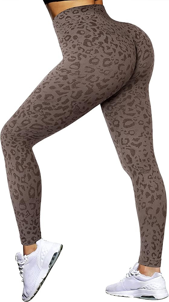 OMKAGI Women Scrunch Butt Lifting Leggings Seamless High Waisted Workout Yoga Pants | Amazon (US)