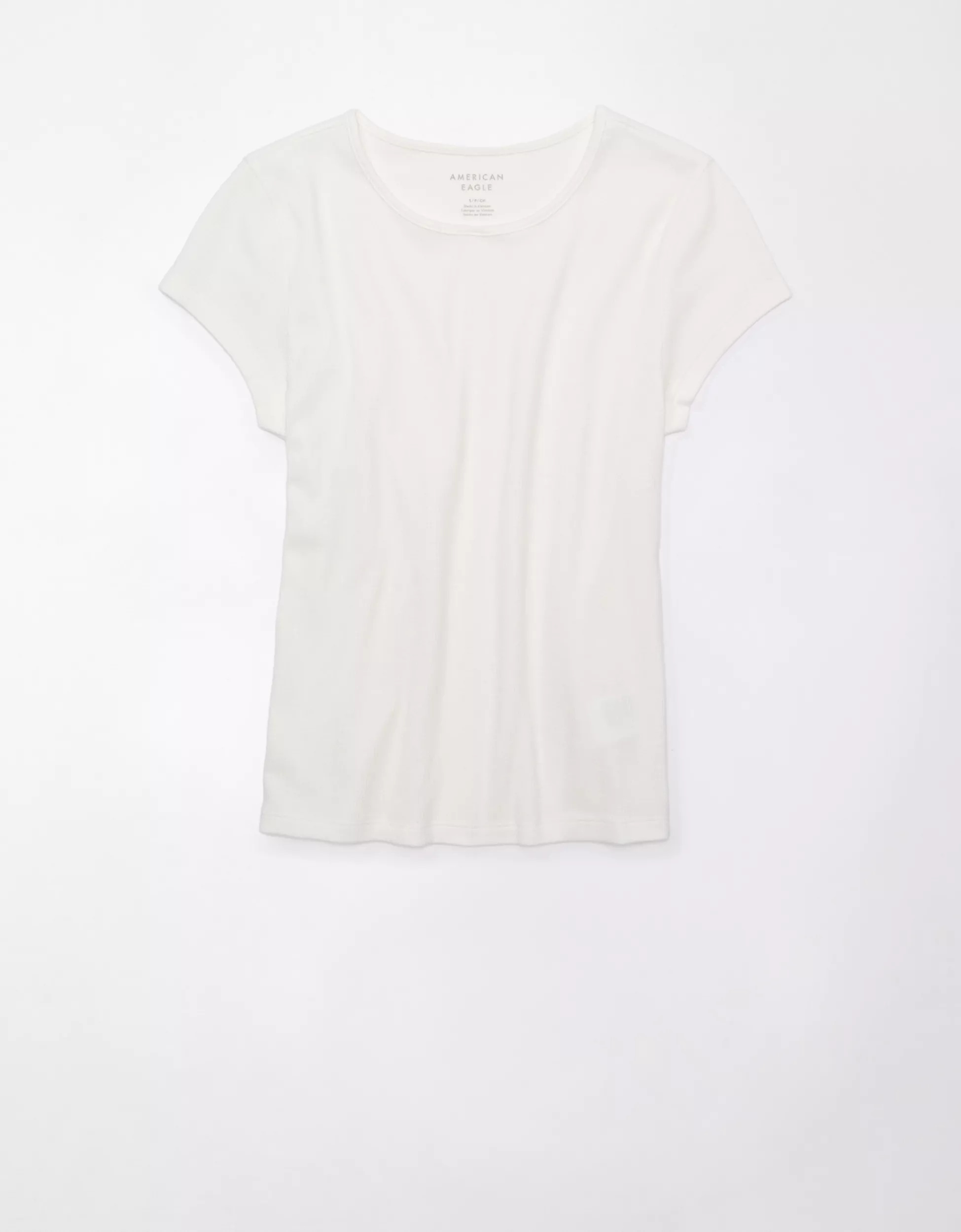 AE Hey Baby Short-Sleeve Ribbed Tee | American Eagle Outfitters (US & CA)