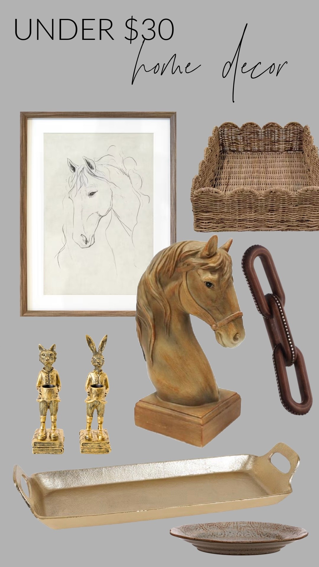 Elevated home decor doesn’t have to be expensive.

These are some of my favorite under $30 finds that add warmth, texture, and that collected look without feeling trendy or overdone. Small pieces like these are what make a space feel layered and intentional.

All linked here 🤍


#LTKSaleAlert #LTKHome