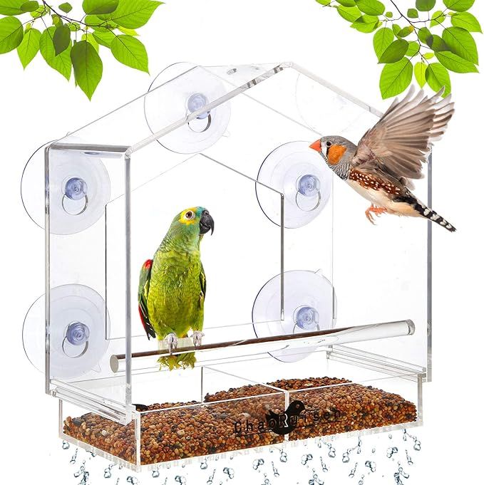 Window Bird Feeders with Strong Suction Cups Best for Wild Bird Feeders for Outside Feeder Remova... | Amazon (CA)