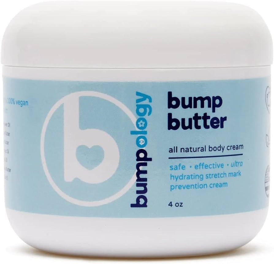 Bumpology Bump Butter Stretch Mark Moisturize Cream | 2-in-1 All Natural Belly Cream for Pregnanc... | Amazon (US)