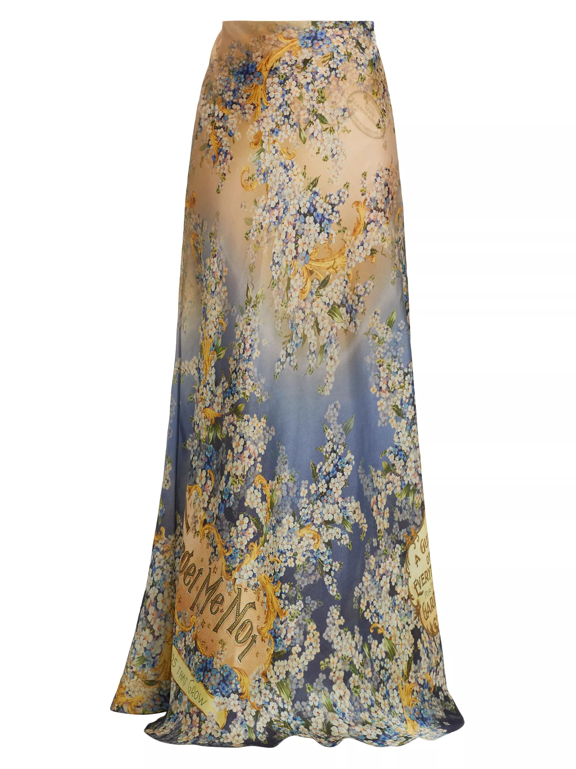 Tama Linen-Silk Skirt | Saks Fifth Avenue