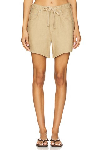 Citizens of Humanity Brynn Drawstring Short in Gobi from Revolve.com | Revolve Clothing (Global)