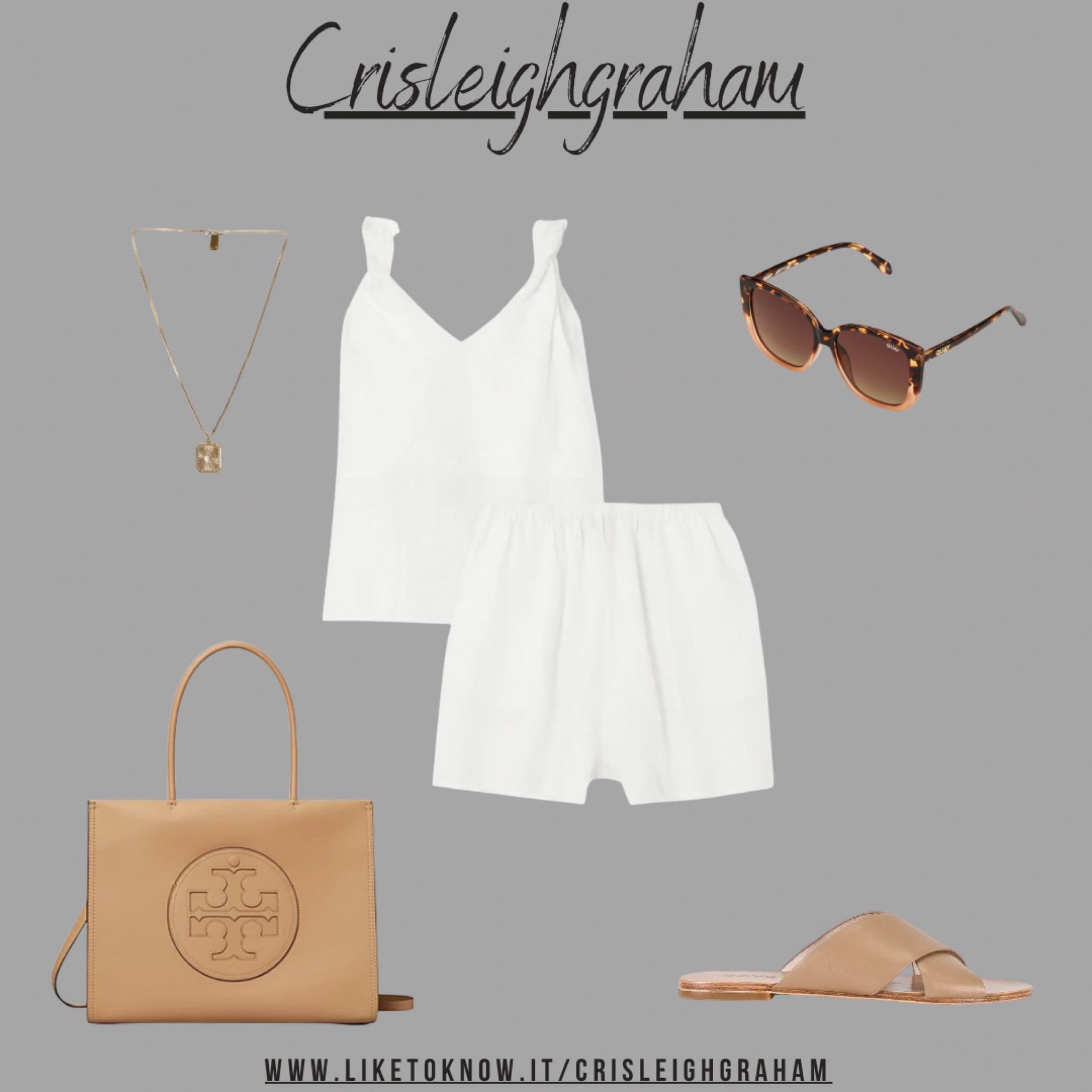 Chic tourist vibes. 
Grab this super easy to wear linen set on sale for $80. ♥️

#LTKSeasonal #LTKunder100 #LTKsalealert