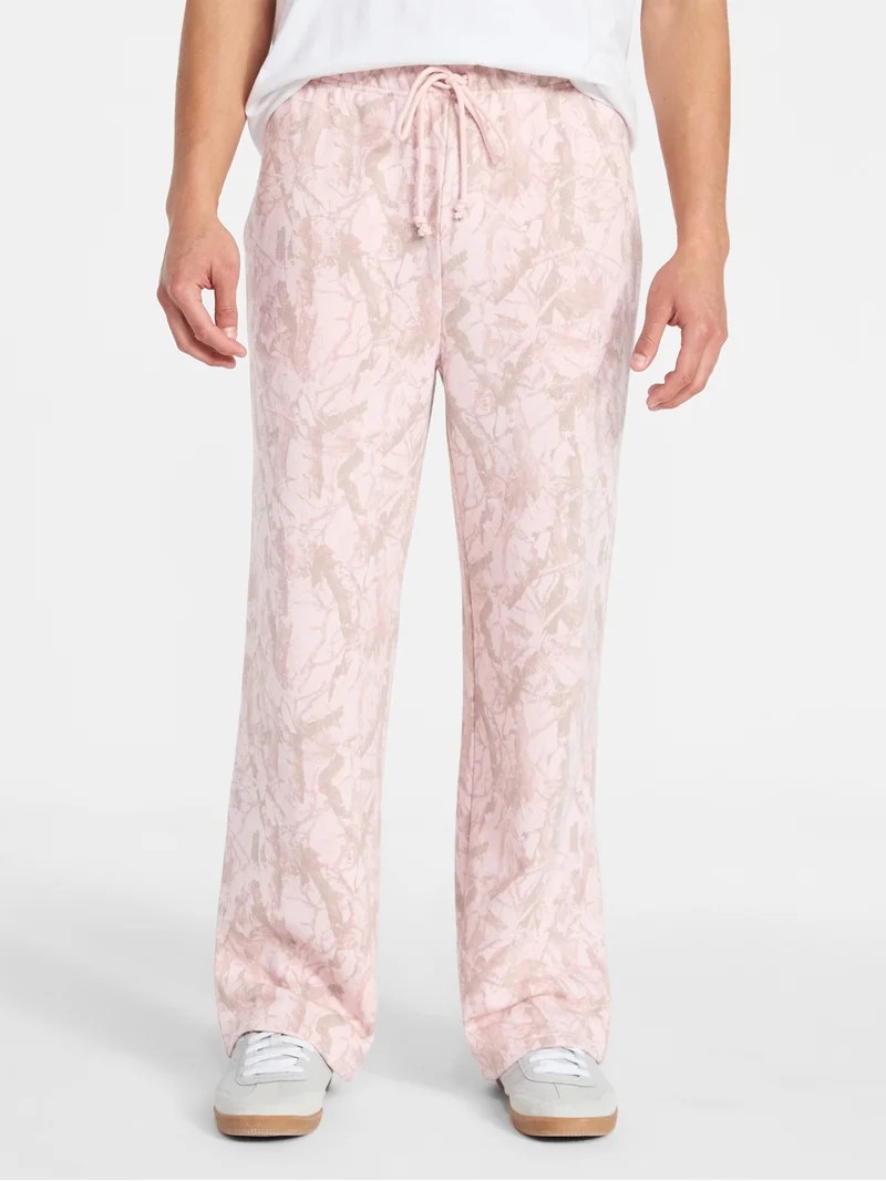 No Boundaries Soft Fleece Vintage Straight Sweatpants, Men's XS-5XL | Walmart (US)