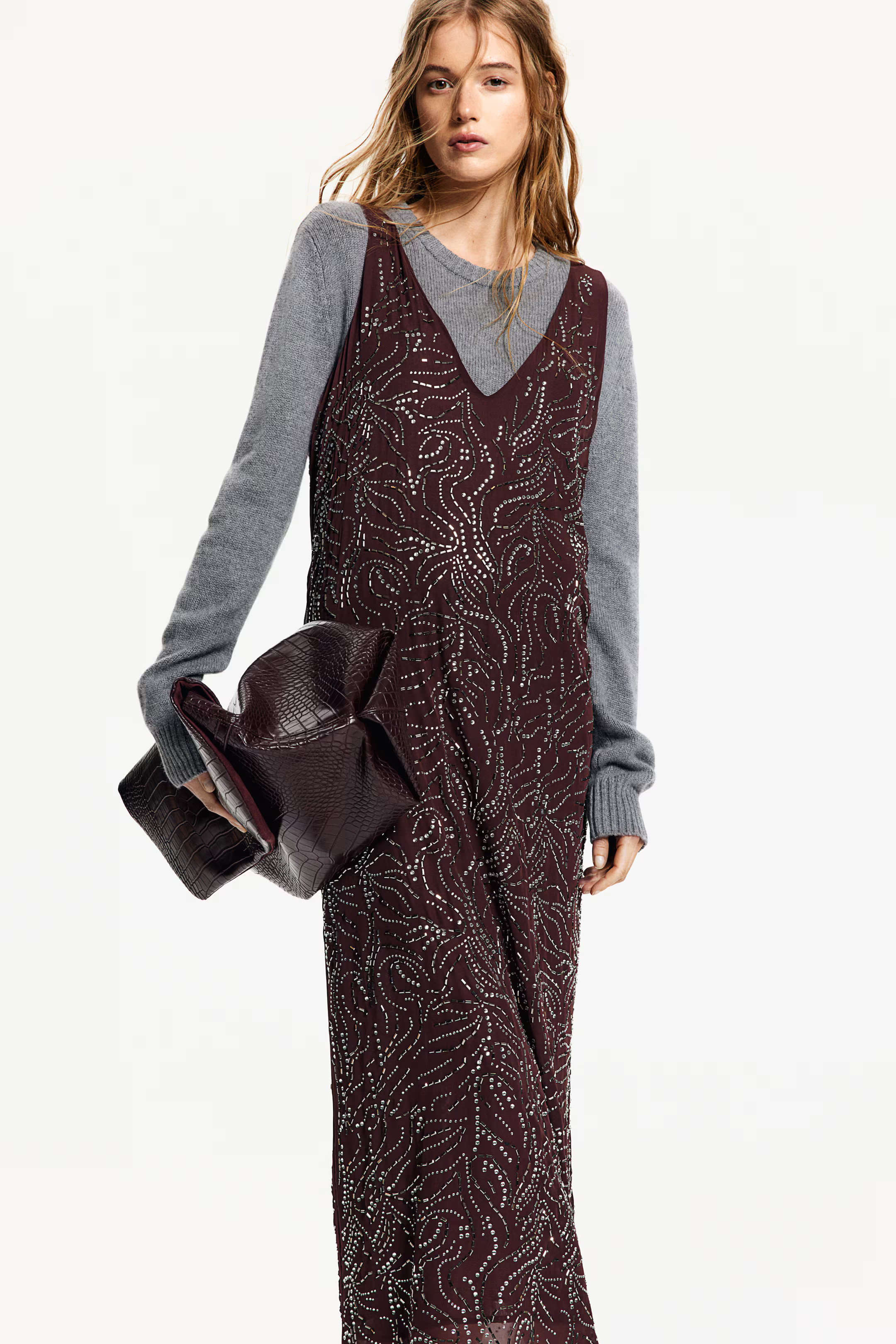 Rhinestone-embellished Dress | H&M (US + CA)