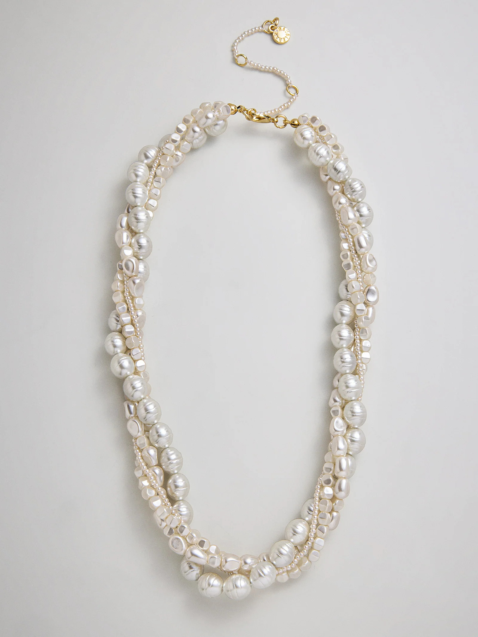 Adeline Pearl Layered Collar Necklace - Adeline Pearl Layered Collar Necklace | BaubleBar