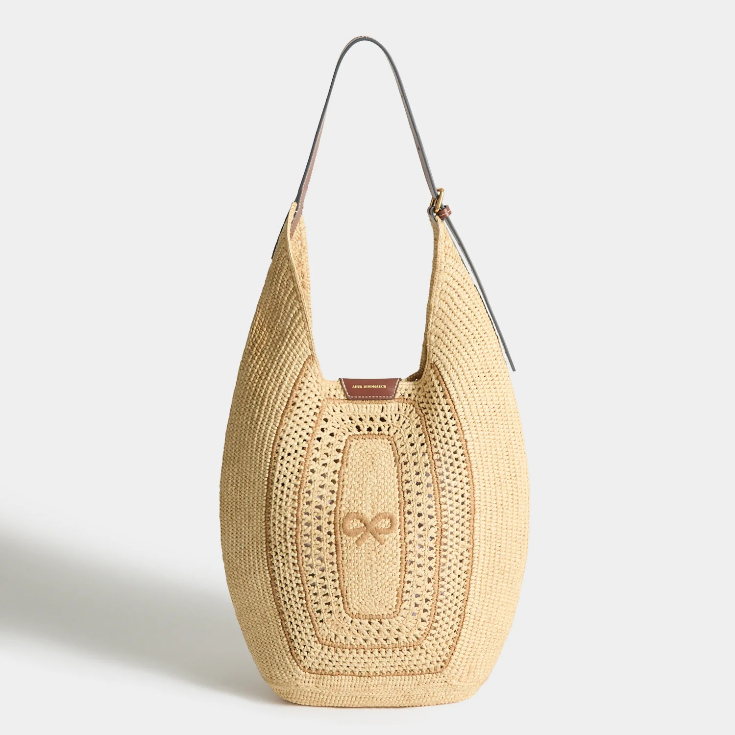 Raffia Bow Hobo Bag | Anya Hindmarch (Global)
