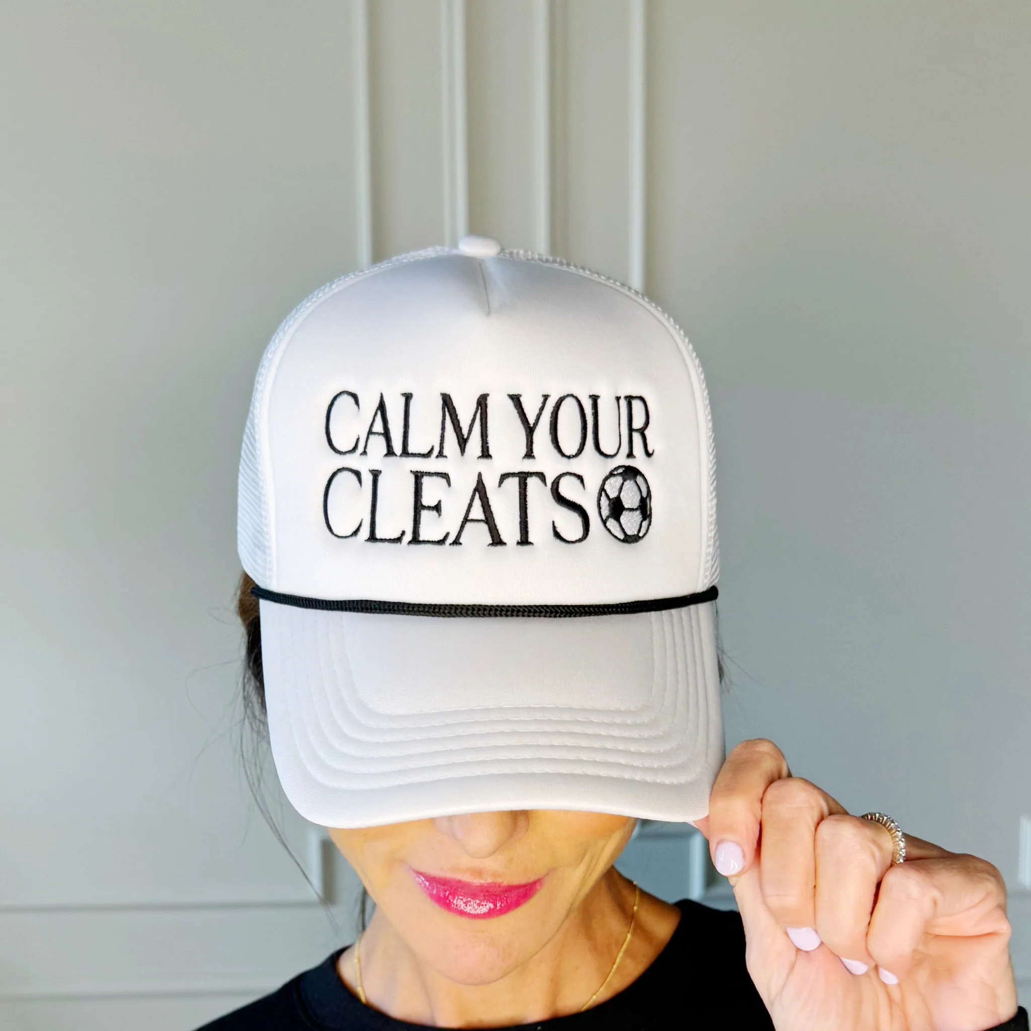 Calm Your Cleats Soccer Hat | Poppy & Pine