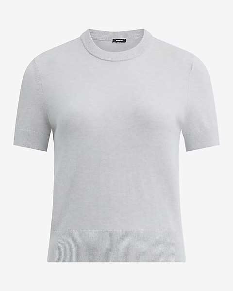 Skimming Short Sleeve Sweater Tee | Express