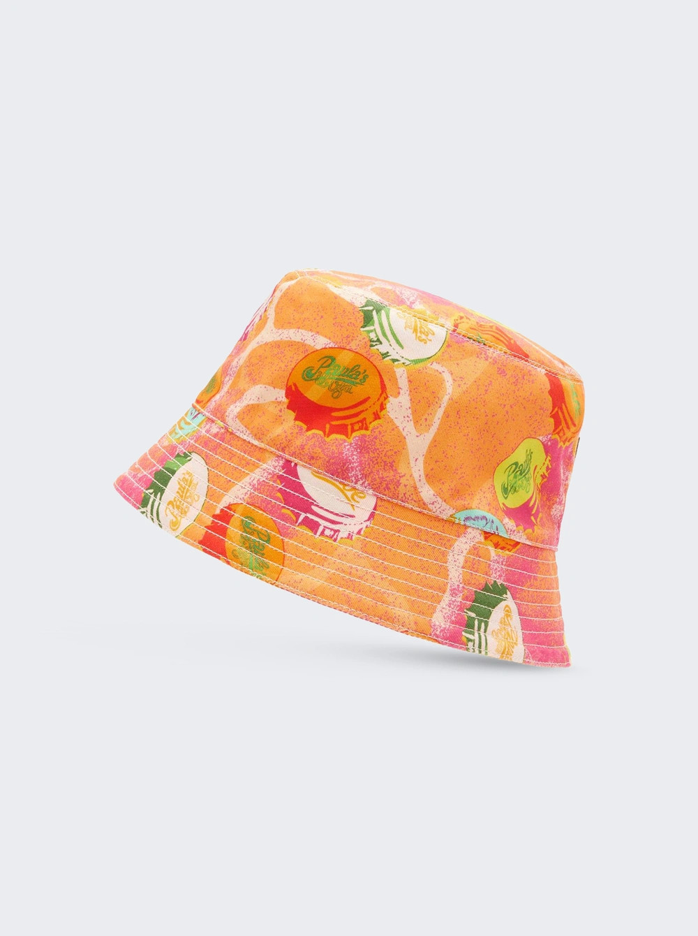 X Paula's Ibiza Bottle Caps Bucket Hat Orange | The Webster