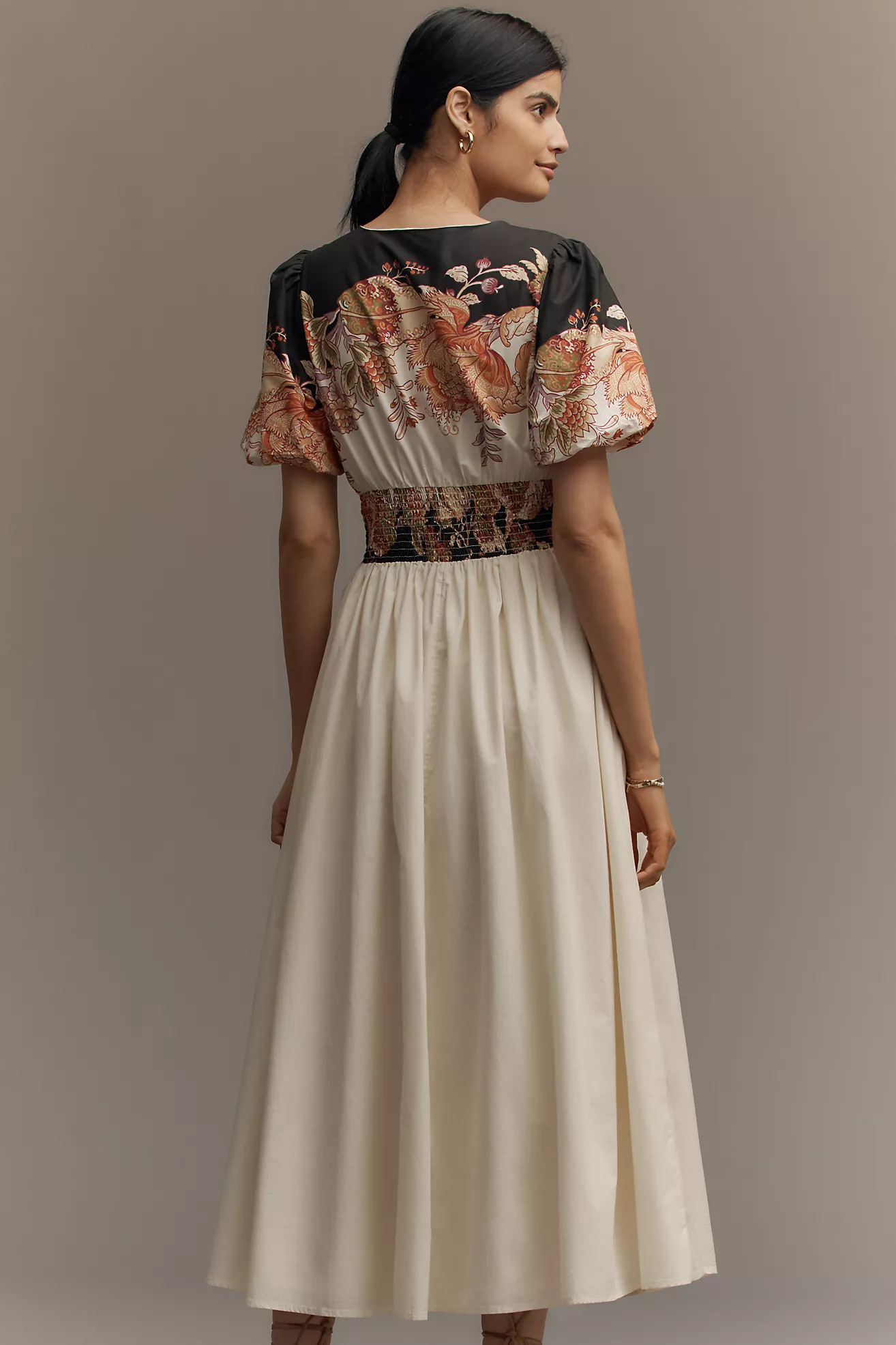 The @heynasreen Katerina Button-Front Dress | Anthropologie (US)
