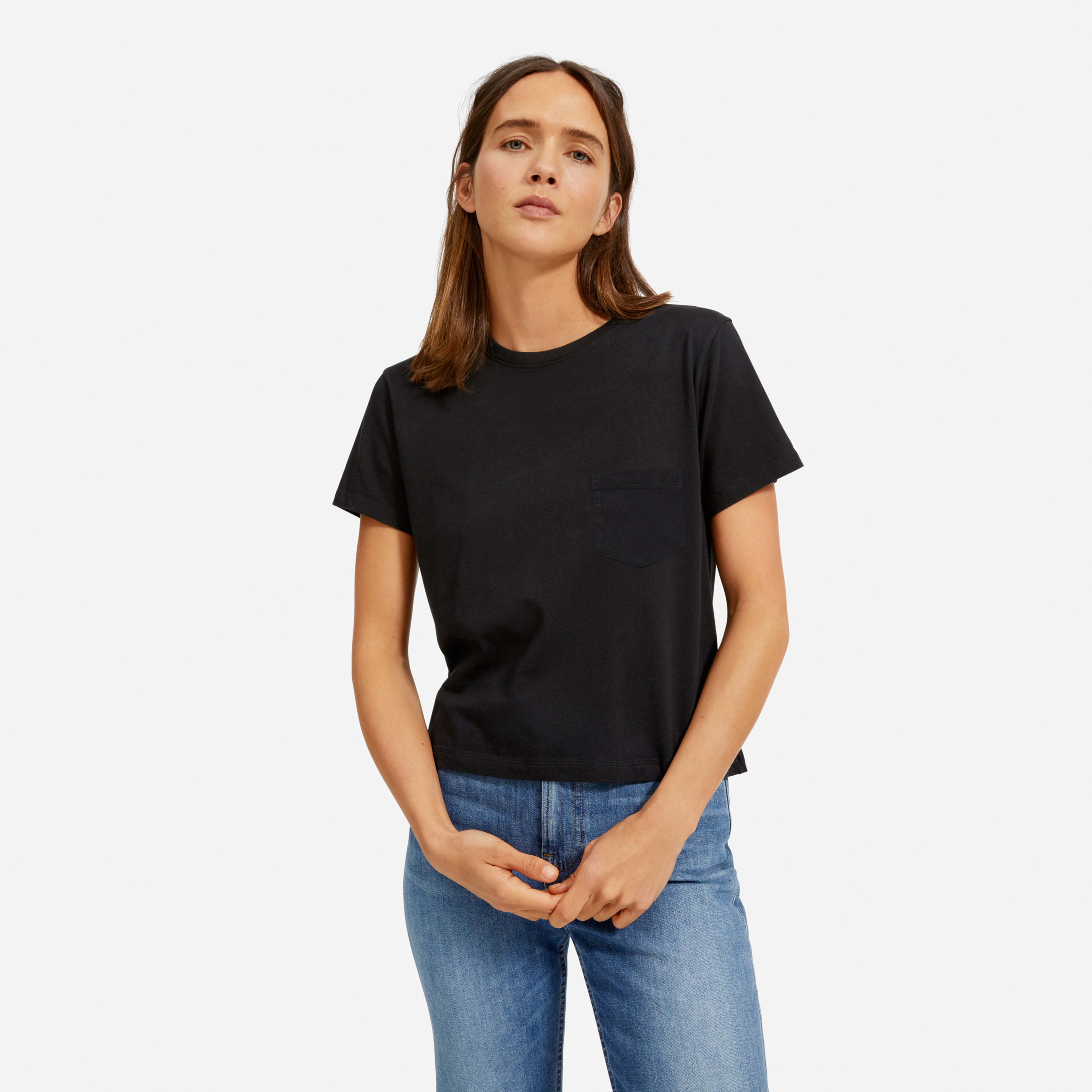 The Organic Cotton Box-Cut Tee | Everlane