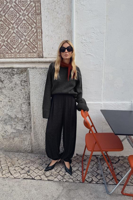 RIB TRIM KNIT JUMPER | Zara US