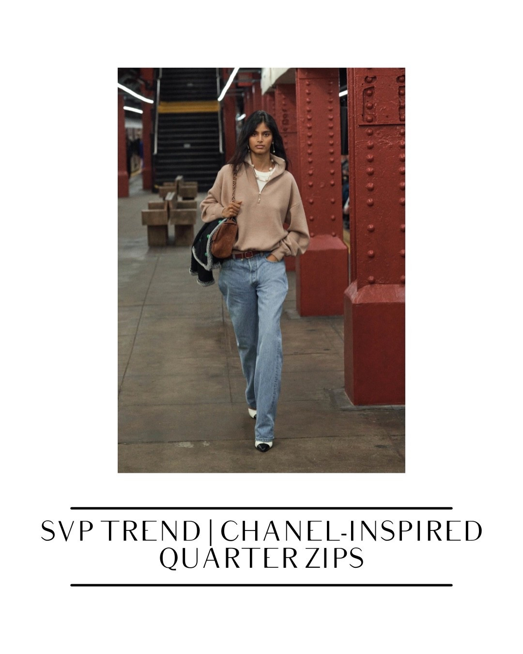 SVP Trend | Chanel-Inspired Quarter Zips

#LTKSeasonal