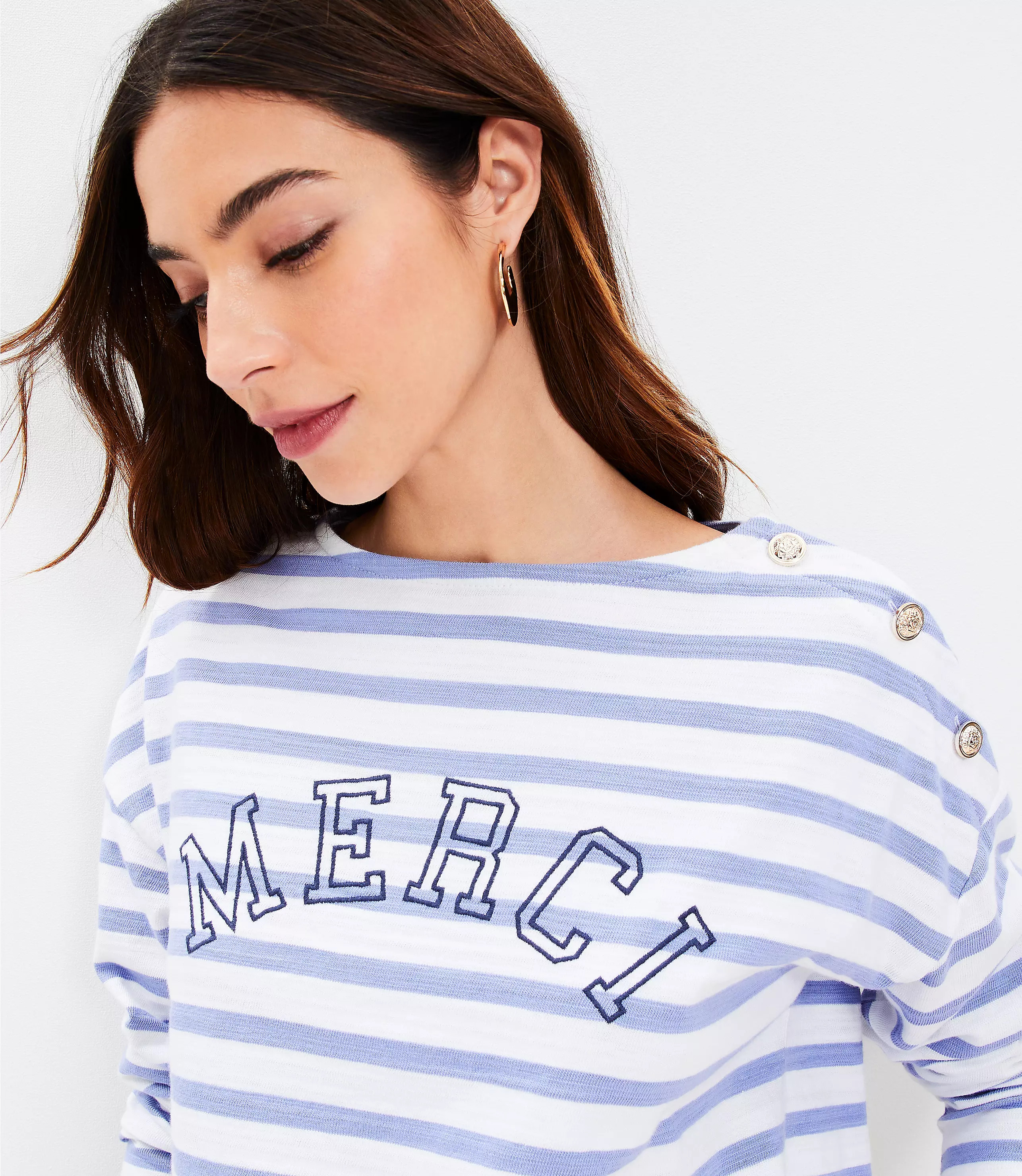 Striped Harbor Tee | LOFT