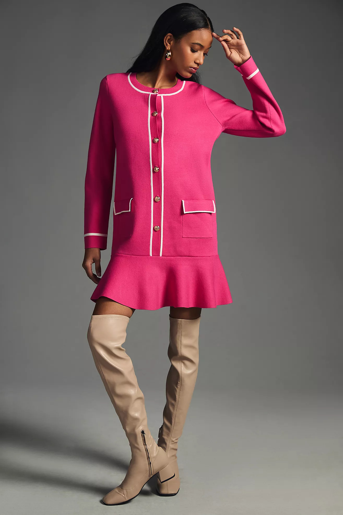 Endless Rose Mini Sweater Dress | Anthropologie (US)