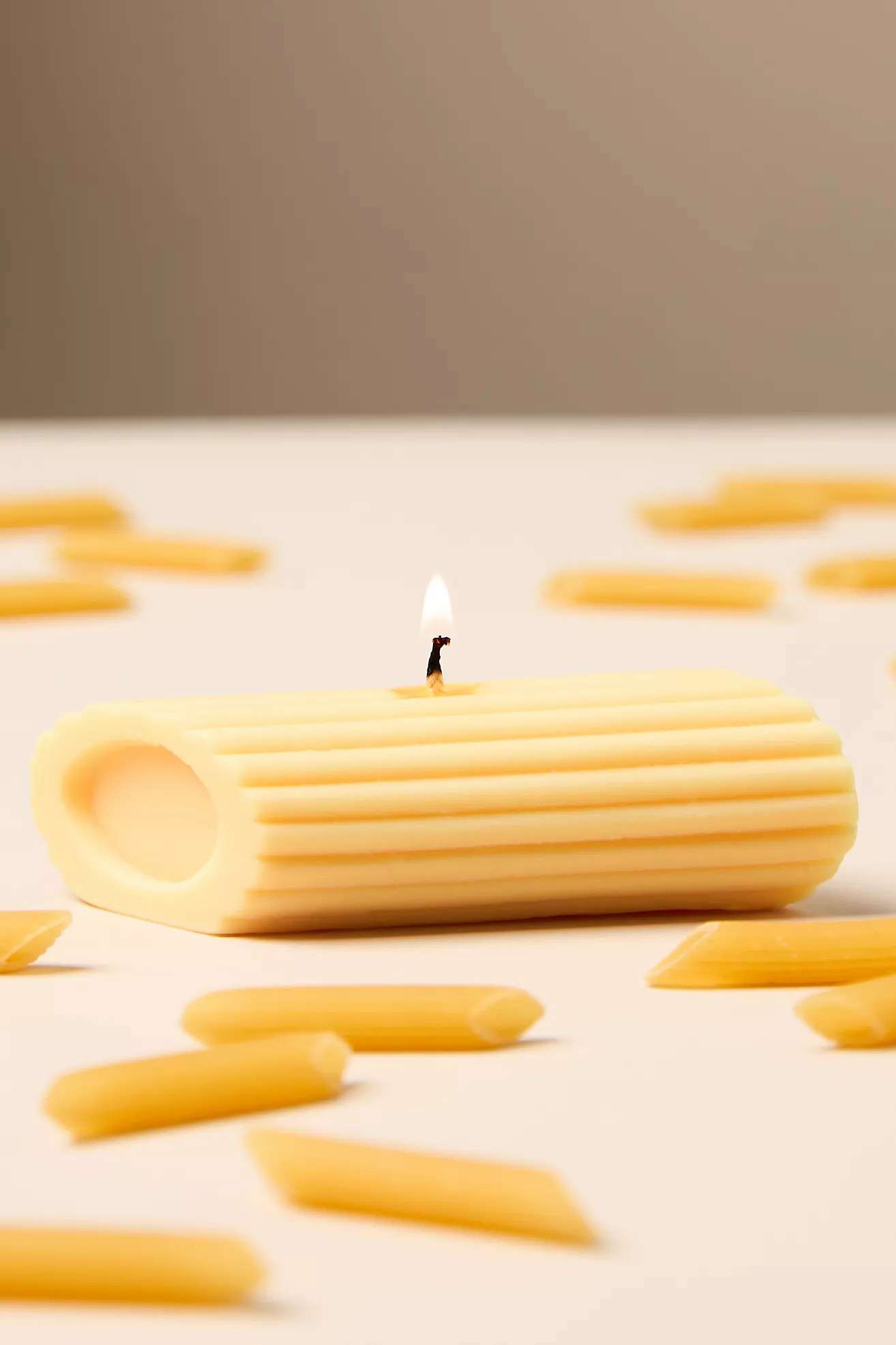 Nata Penne Pasta Shaped Wax Candle | Anthropologie (US)