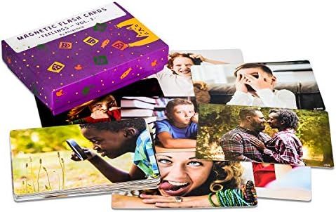 Attractivia Magnetic Flash Cards - 38 Large Feelings Cards Vol. 2 - (Advanced Emotions) - for Tea... | Amazon (US)