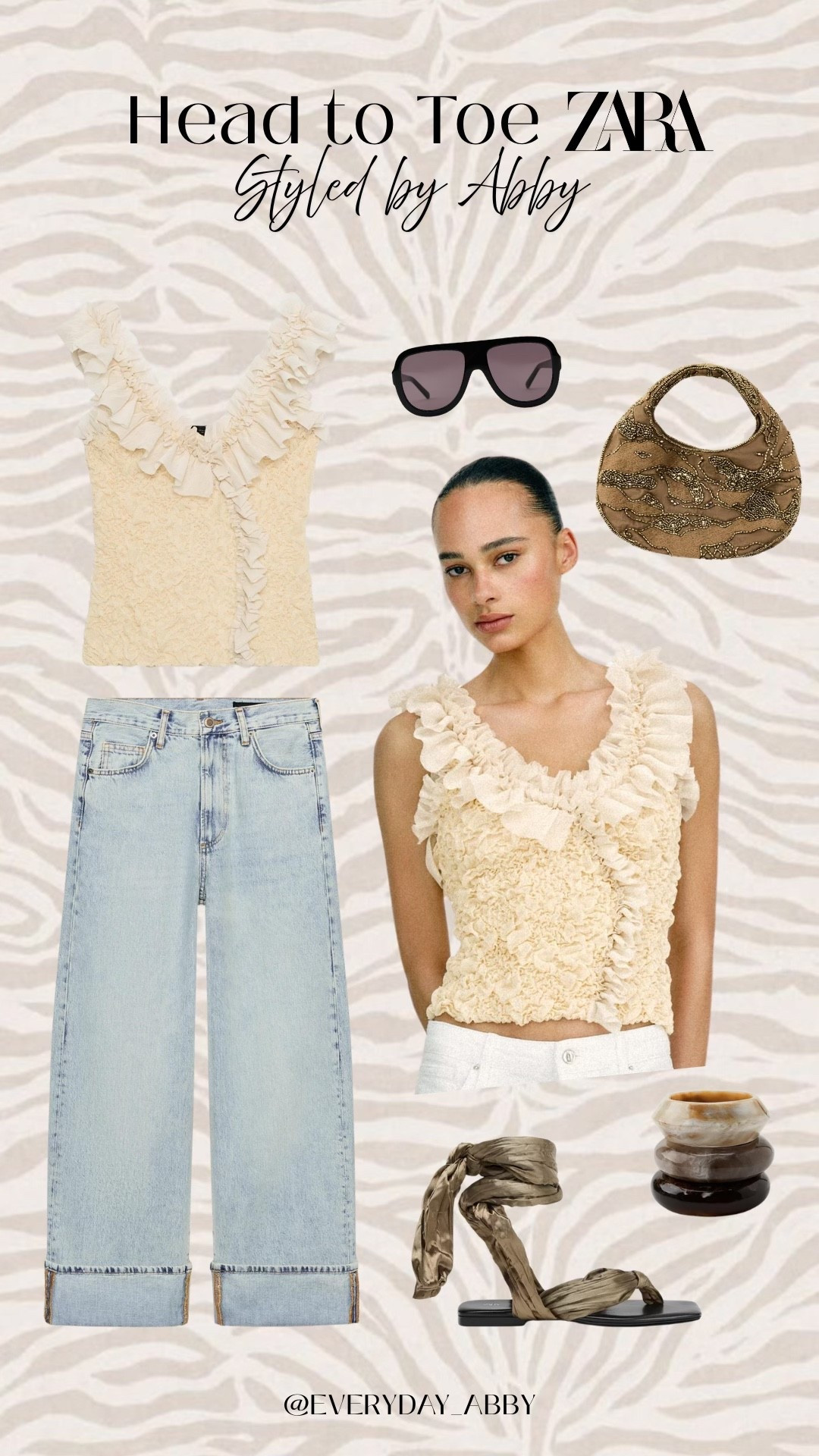 I just ordered this top, jeans, and the sandals - can’t wait to show you this head to toe @Zara look on! 😍🙌

#LTKootd #LTKgrwm