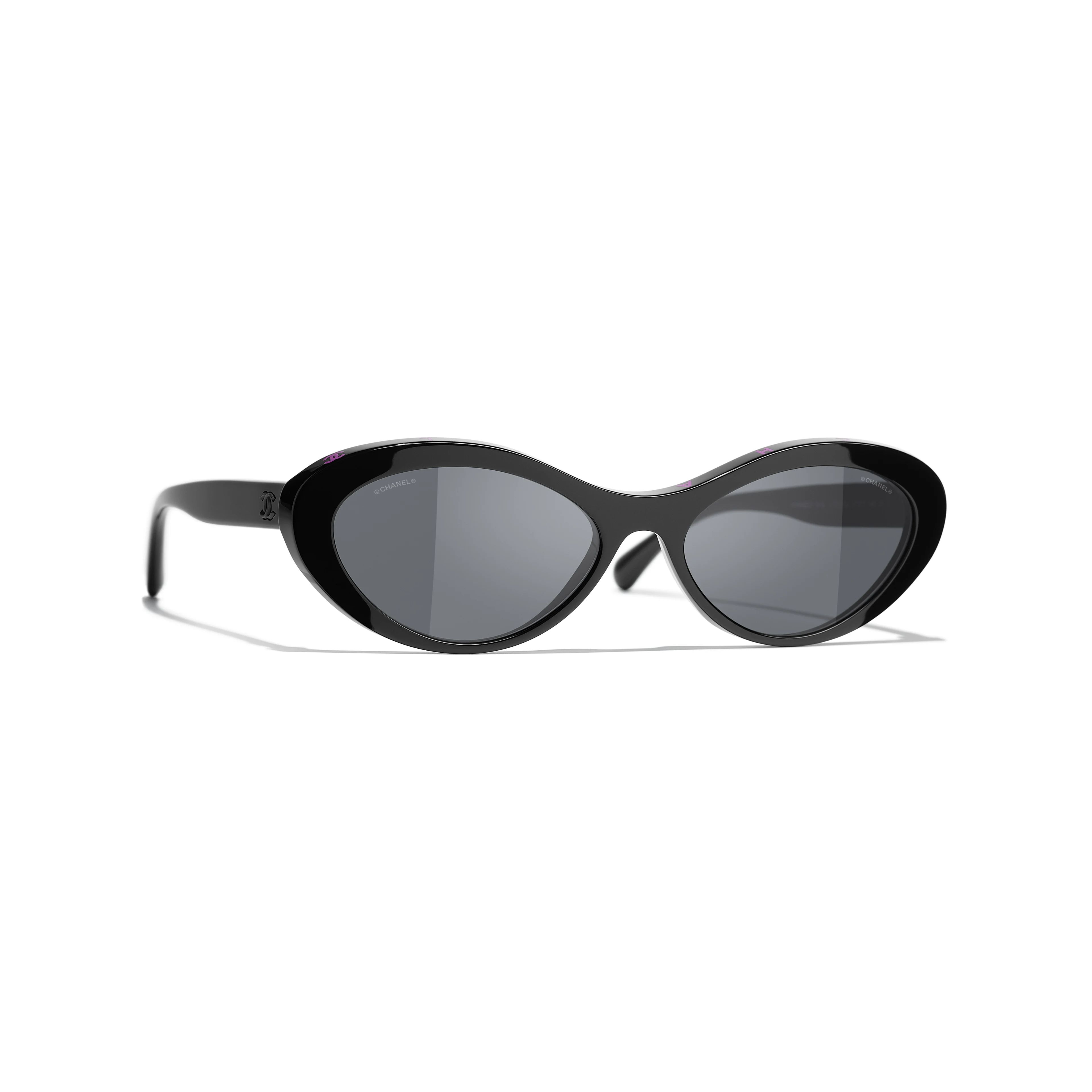 Sunglasses: Oval Sunglasses, acetate — Fashion | CHANEL | Chanel, Inc. (US)