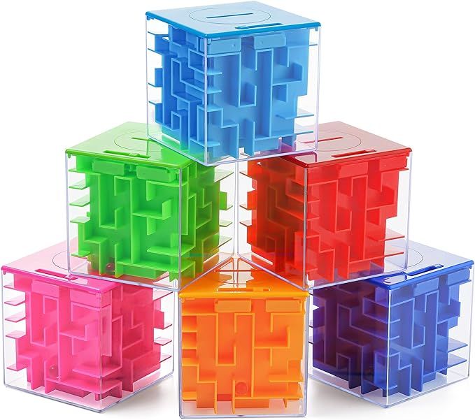 6 Pack Money Maze Puzzle Gift Boxes, A Fun Unique Way to Give Gifts for People You Love, Great fo... | Amazon (US)