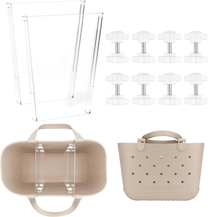 Acrylic Divider Tray Compatible with Simple Modern Tote Bag (Large Size), 2 Pack Beach Bag Organi... | Amazon (US)