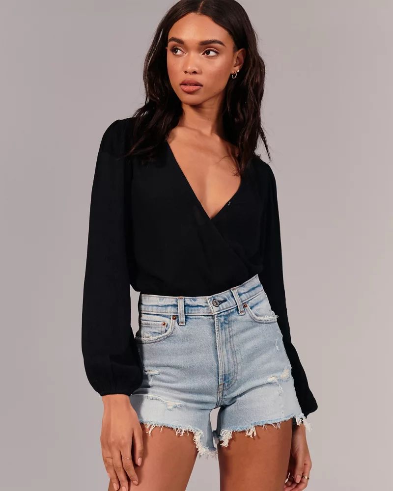 High Rise 4 Inch Mom Shorts | Abercrombie & Fitch US & UK
