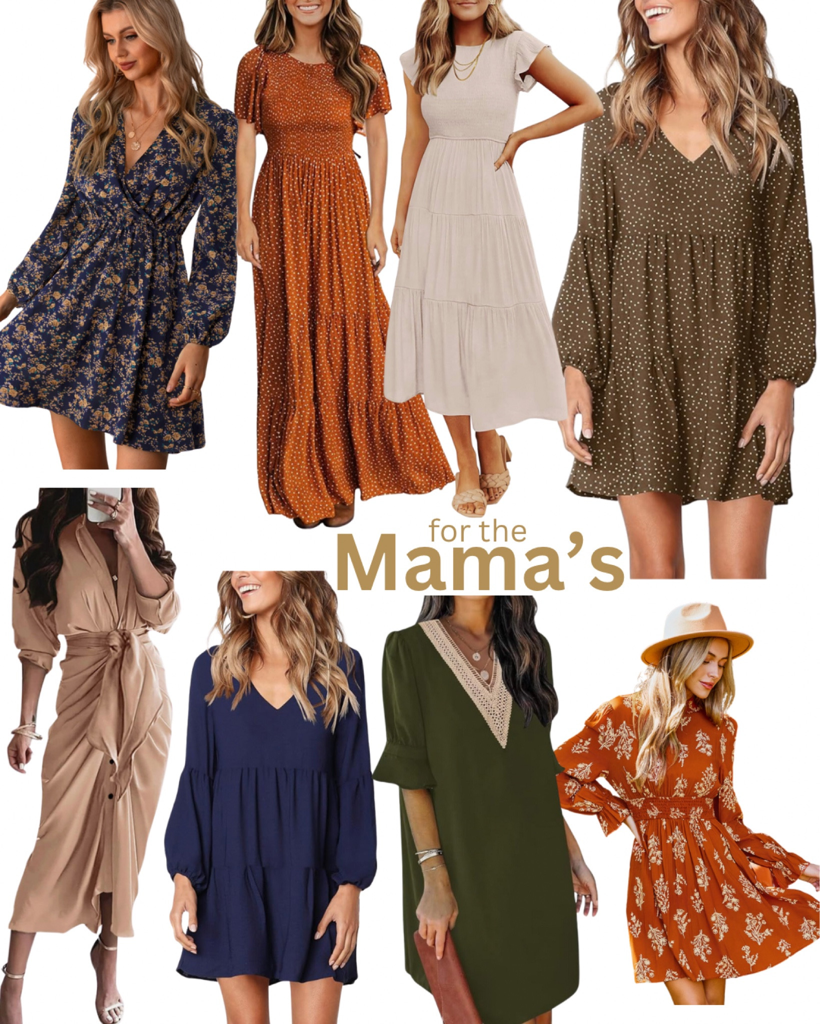 Beautiful dress options for the Mamas and teen girls. I try not to do any pattern too busy to compete with anything the kids may be wearing. Limit the patterns to no more than a couple so you don’t distract from your beautiful family. 

#LTKStyleTip #LTKSeasonal #LTKFamily