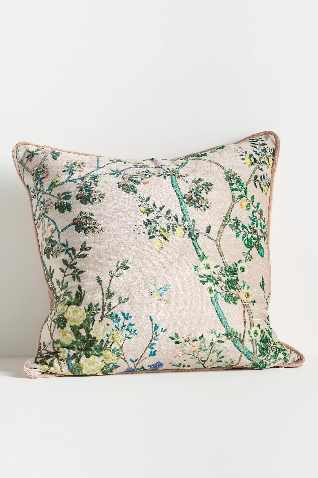 Wynnie Woven Velvet Pillow | Anthropologie (US)