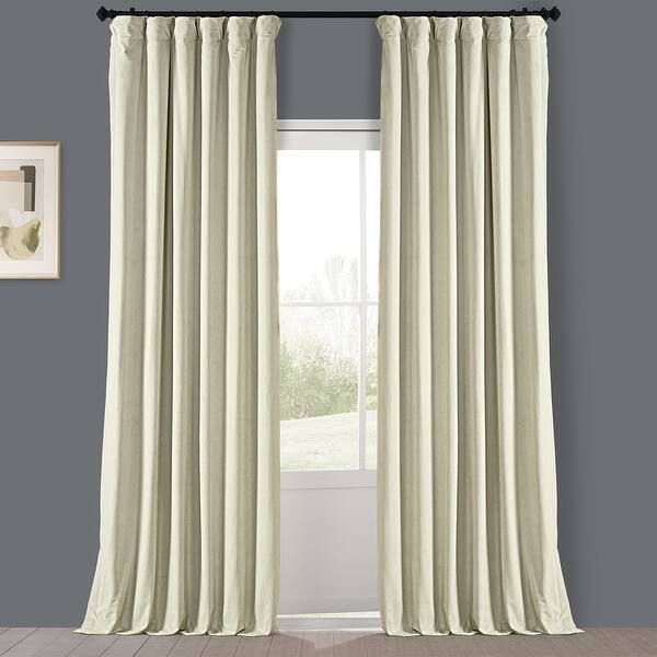 Porch & Den Riedweg Plush Velvet Curtain (1 Panel) - On Sale - Overstock - 28899053 | Bed Bath & Beyond