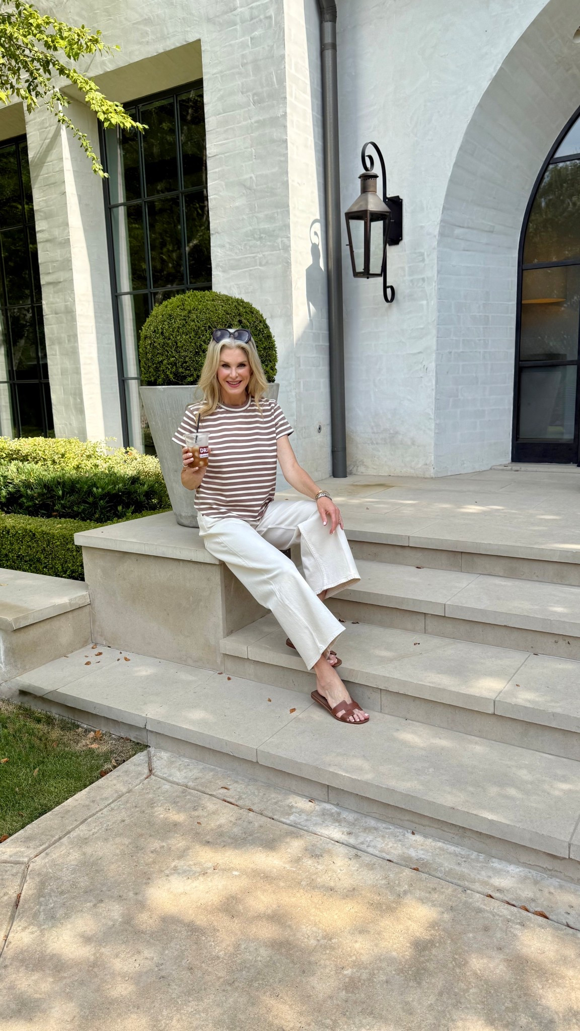 Super cute everyday look for early fall! Size S top. Jeans fit TTS

#LTKOver40 #LTKSeasonal #LTKStyleTip