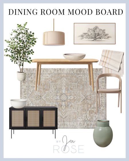Dining room mood board, favorite neutral dining room home decor finds,  home favorites for your dining room 

#LTKhome