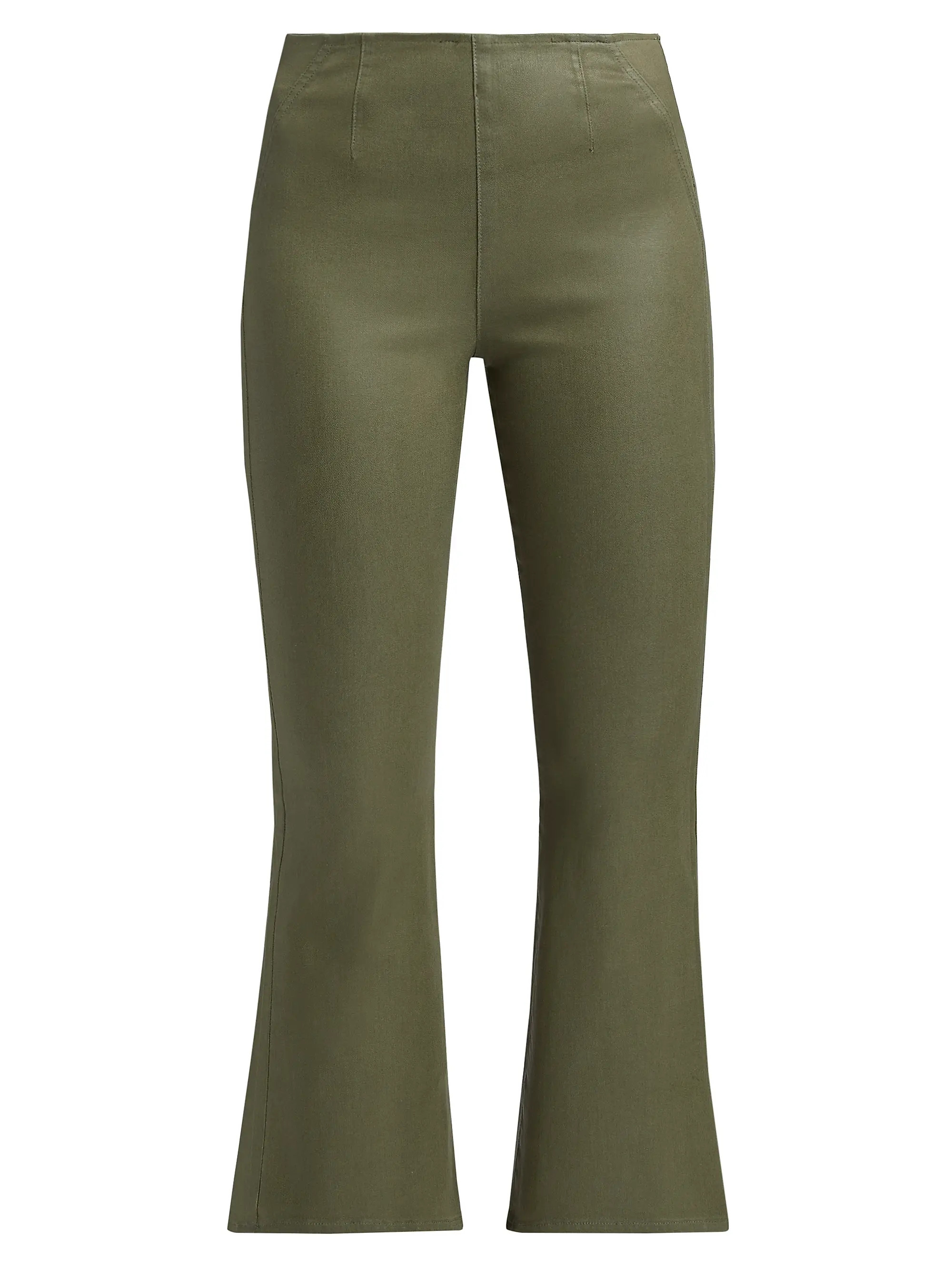 Veronica Beard Carson Off-Duty Flared Crop Jeans | Saks Fifth Avenue | Saks Fifth Avenue