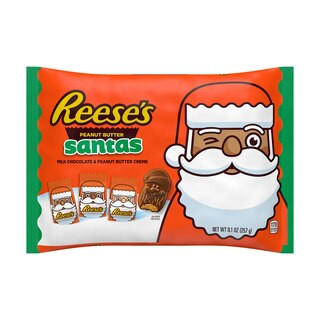 Reese's, Peanut Butter Creme Santa's, Christmas Candy Bag, 9.1 oz | CVS Health