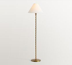 Harper Twisted Metal Floor Lamp (59") | Pottery Barn (US)