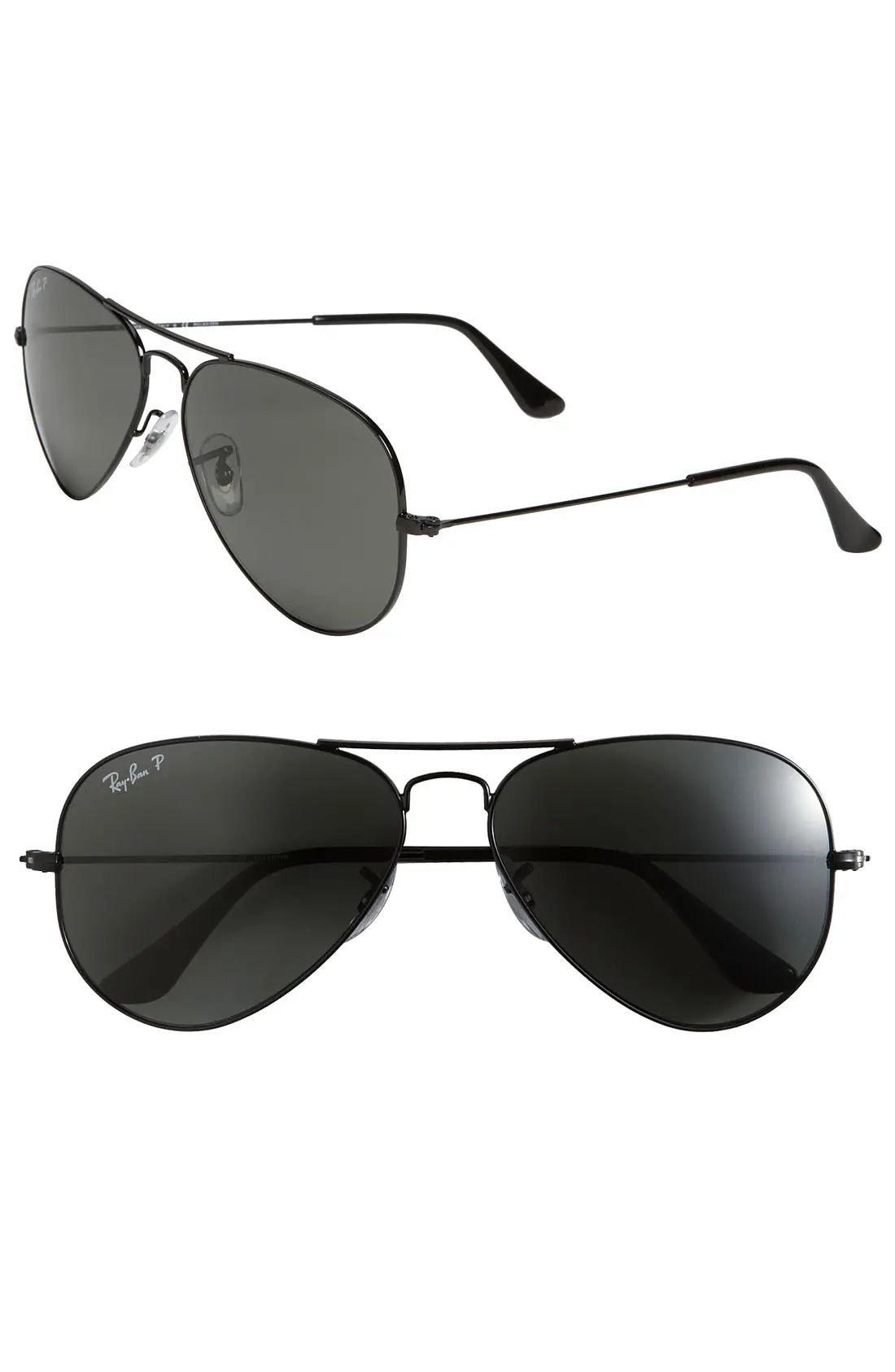 Ray-Ban 'Polarized Original Aviator' 58mm Sunglasses | Nordstrom