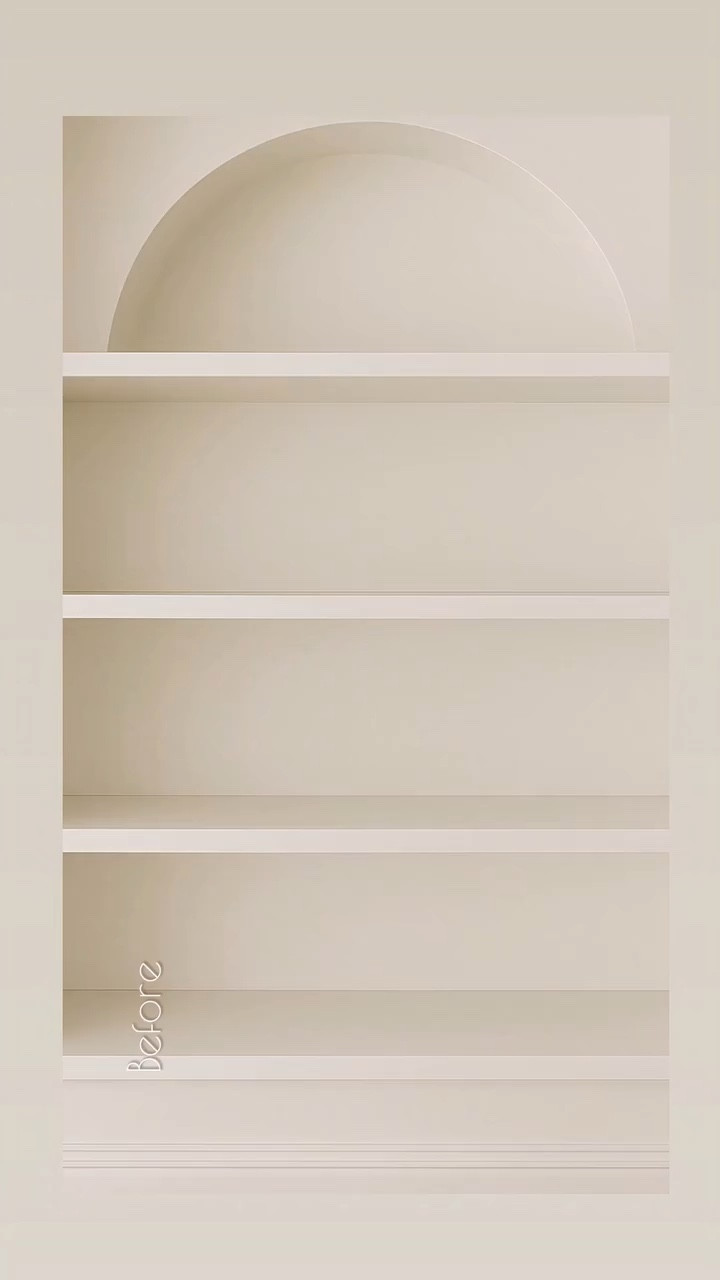 Here’s how I take a shelf from empty ➝ styled:

1️⃣ Start with a blank canvas. Clear the shelf so you can visualize balance and flow. 

2️⃣ Curate your pieces. Gather books, vases, florals, and accents that complement each other in tone + texture. 

3️⃣ Find inspiration. A mood board helps guide color palette, textures, and overall vibe. 

4️⃣ Style with intention. Layer objects on the shelf—vary heights, group in 3s, mix textures, and always leave breathing space. 

The result ➝ a styled moment that feels simple, elegant, and balanced. 

Rule of thumb: Vary heights, group in 3s, mix neutrals + textures, and let every piece have its moment.

#LTKHome #LTKStyleTip #LTKSeasonal