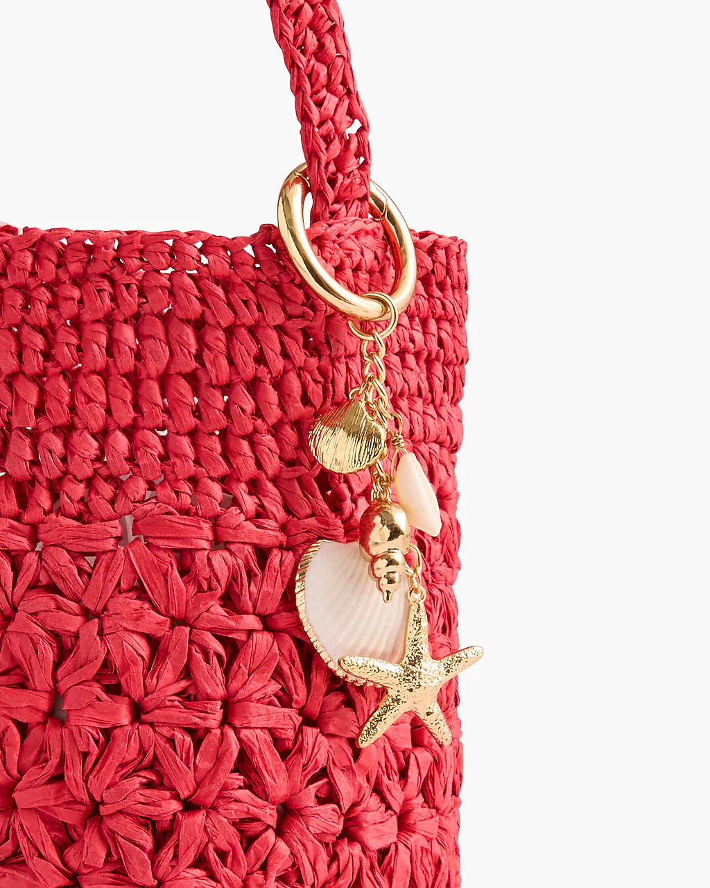 Gold-tone shell bag charm | J.Crew Factory