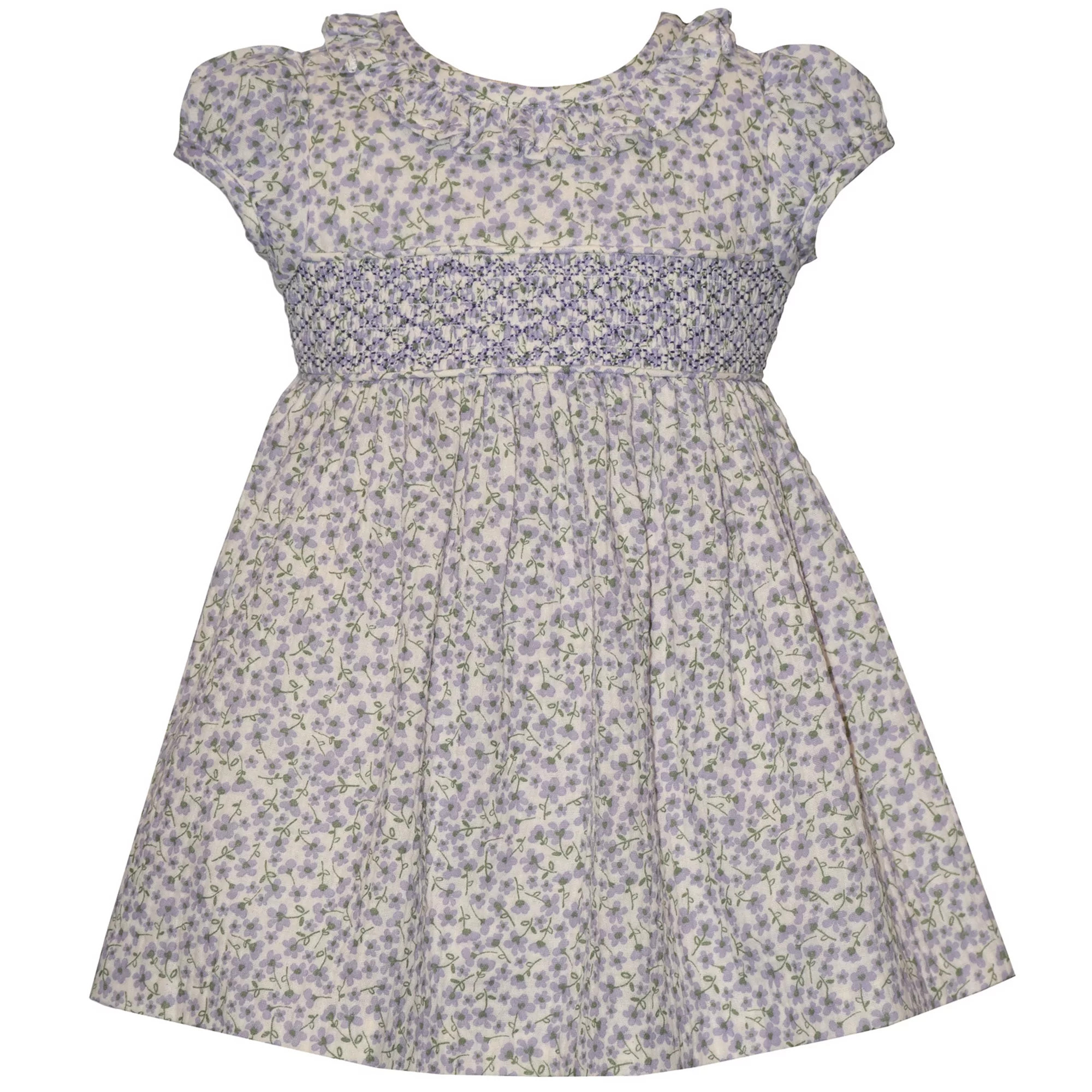 Toddler Bonnie Jean Printed Gauze Smocking Dress | Kohl's