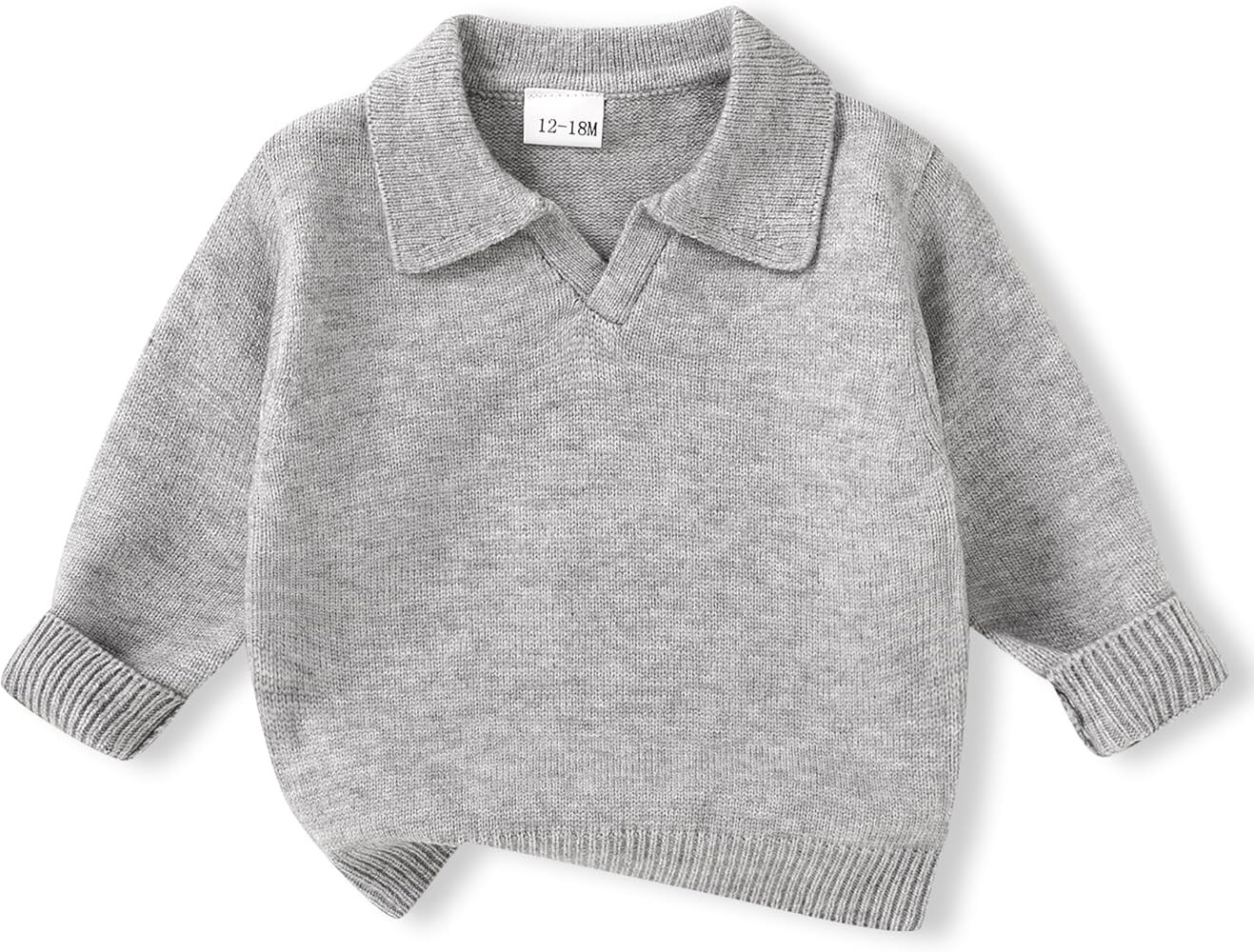YOUNGER STAR Toddler Boy Girl Sweater Baby Fall Shirt Pullover Long Sleeve Knitted Sweatshirt Win... | Amazon (US)