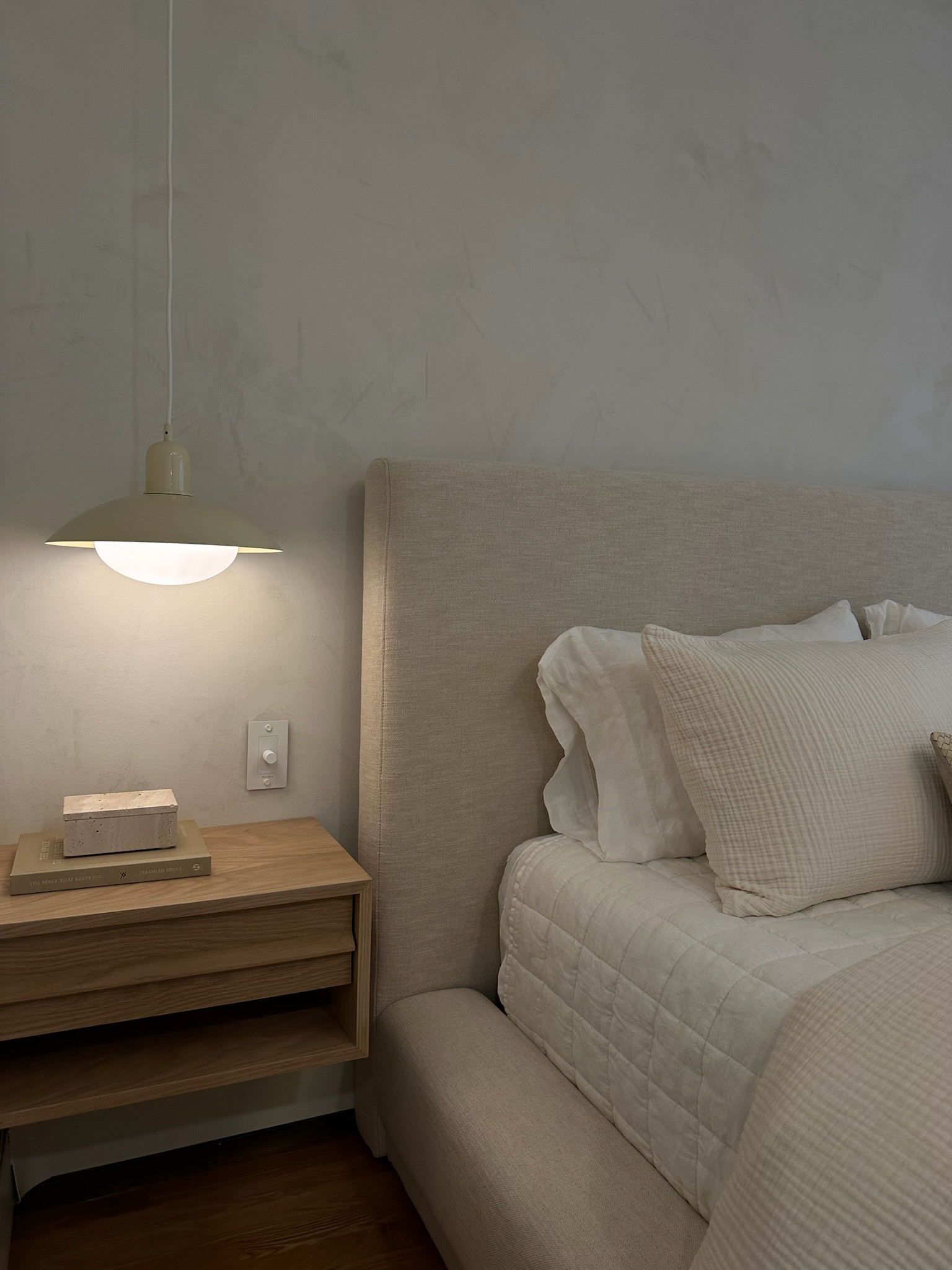 Shop our newly designed Minimalist Bedroom with a cream, white, brass and oak wood color scheme. 

#LTKInteriors #LTKfurniture 

 #LTKHome