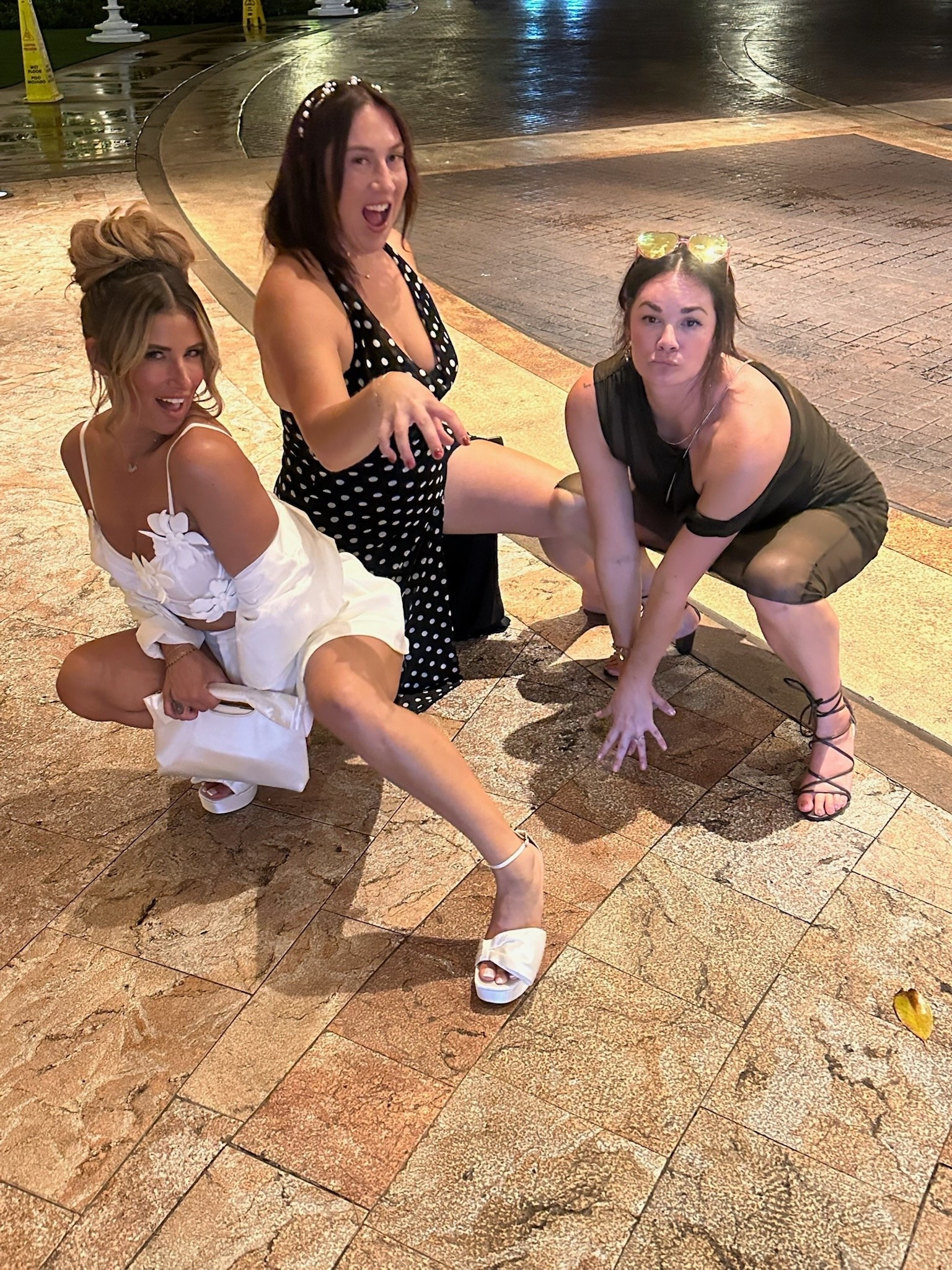 The night isn't over until you're in a chaotic sidewalk squat pic outside the @WynnLasVegas ! 🤪

So much love for this crew! We went to Vegas to celebrate our wedding, and it was a weekend for the books.

Find all our looks in my LTK! 🤍✨

#SaucedBySunday #VegasWedding #WynnLasVegas #GirlsTrip #Vegas #WeddingWeekend #LTKStyle #CoolGirlChronicles