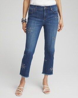 Girlfriend Americana Fireworks Cropped Jeans | Chico's