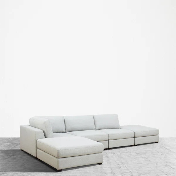 Kendrick 106" Wide Reversible Modular Corner Sectional with Ottoman | Wayfair North America