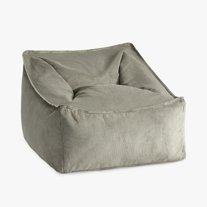 Corduroy Dusty Olive Modern Lounger | Pottery Barn Teen